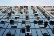 Aircon units on building